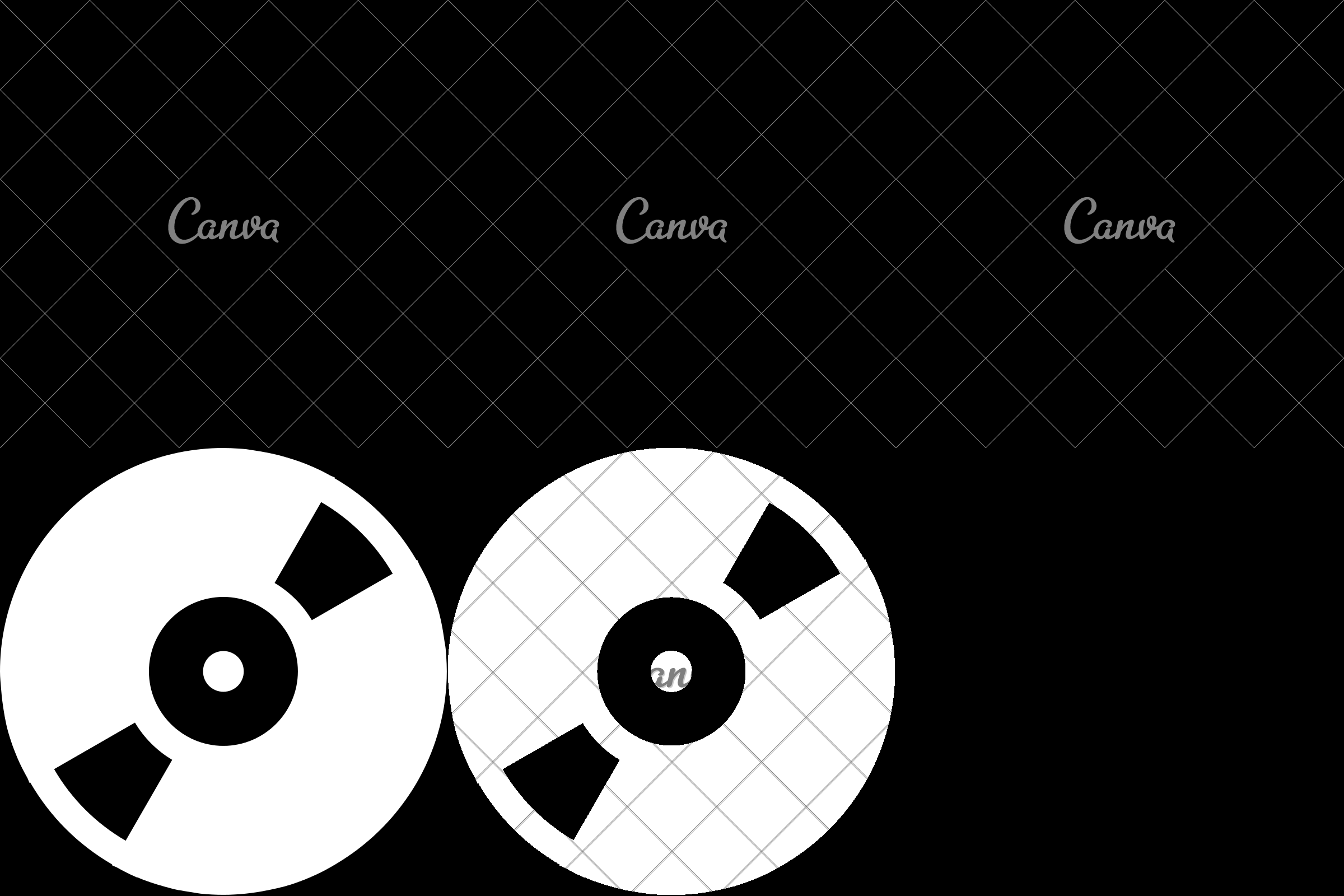2400x1600 Film Reel Vector Illustration