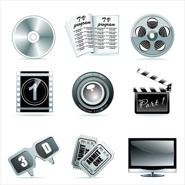 368x368 Film Reel Vectors Free Vector Download (484 Free Vector) For