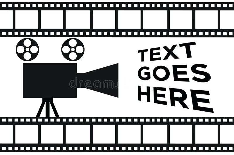 800x532 Clip Art Movie Reel Download Simple Banner Stock Vector