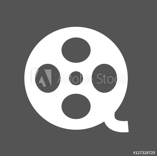 500x499 Film Roll Icon Sign Symbol