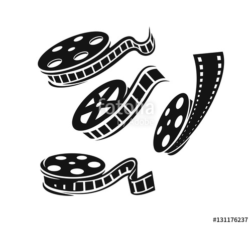 500x449 Film Roll Vector Stock Image And Royalty Free Vector Files On