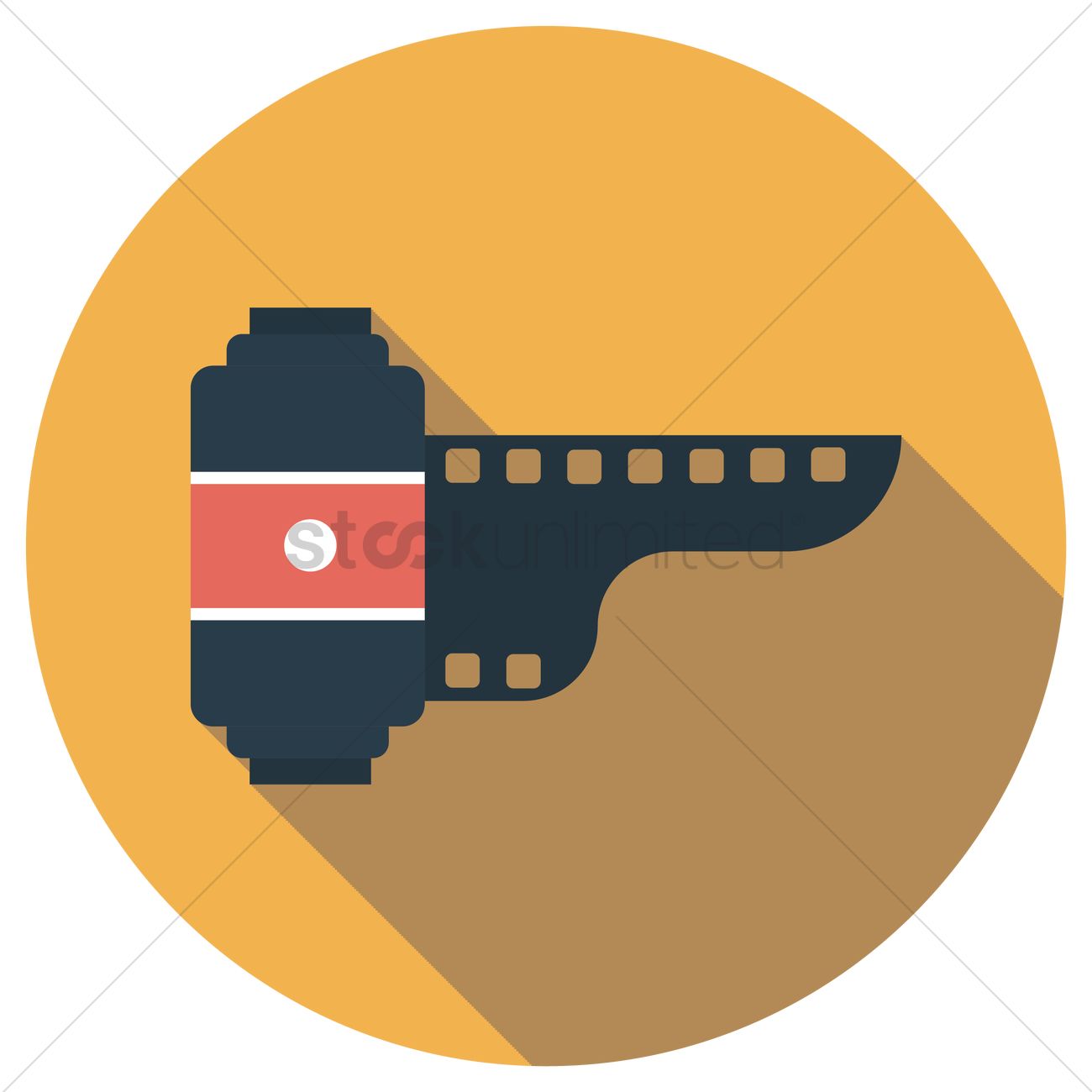1300x1300 Free Film Roll Vector Image