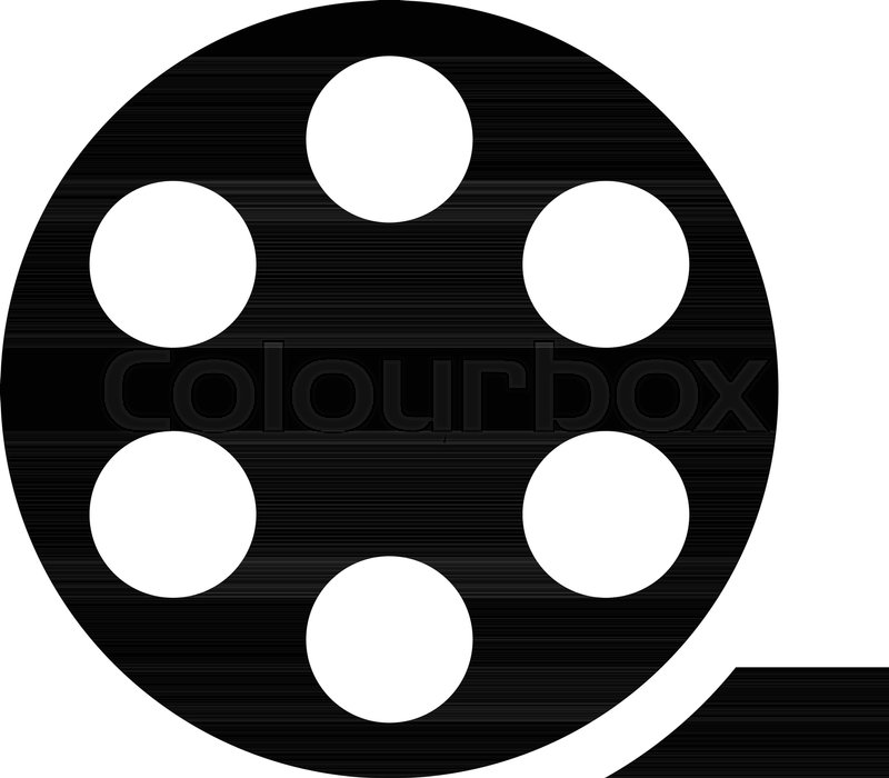 800x700 Movie Flimstrip Roll Stock Vector Colourbox