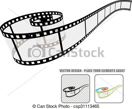 450x371 Vector Film Roll.