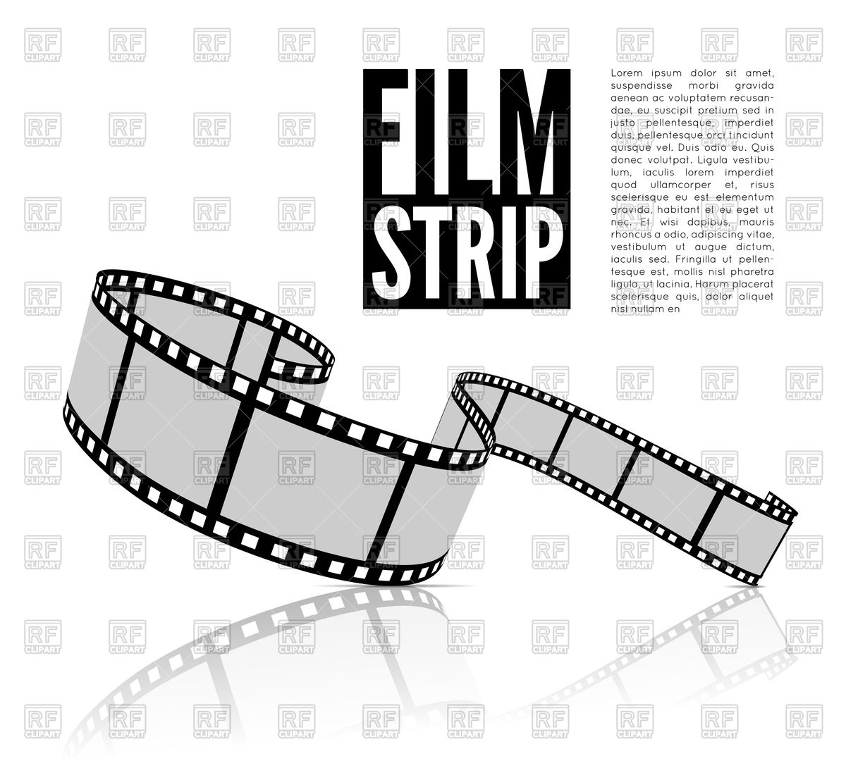 1200x1107 Film Strip Vector Image Vector Artwork Of Design Elements