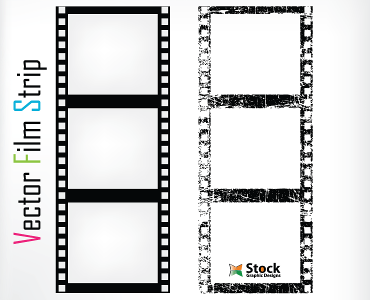 740x600 Free Film Strip Vector Art Vector Amp Photoshop Brushes Stock