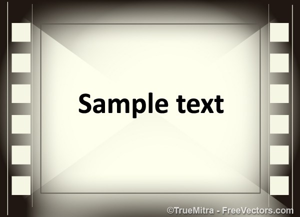 600x434 Download Free Vintage Film Strip Vector Illustration