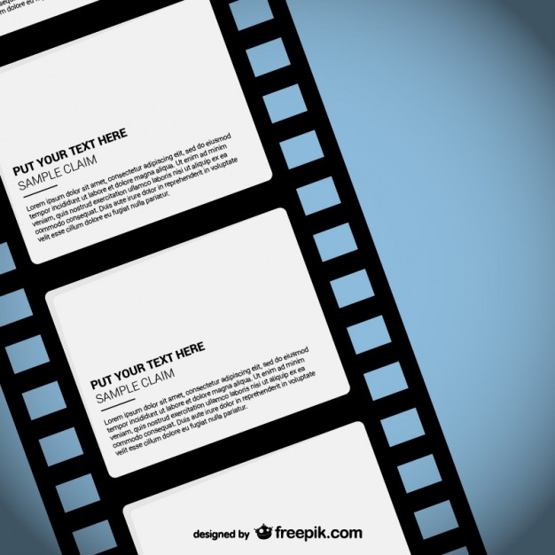 626x626 Film Strip Template Vector Free Download
