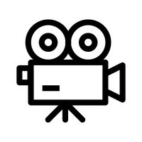 200x200 Icon Icons Entertainment Entertainments Film Camera Movie Camera