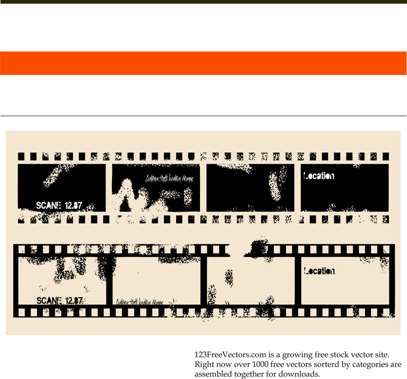 800x745 Mottled Old Film Vector