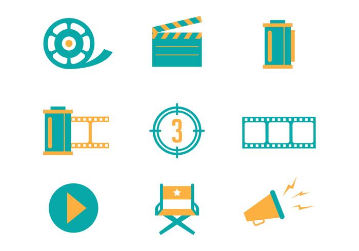 700x490 Cinema And Film Vector Icons