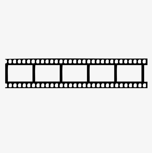 650x651 Vector Black Crossing Silhouette Film Border, Black Vector