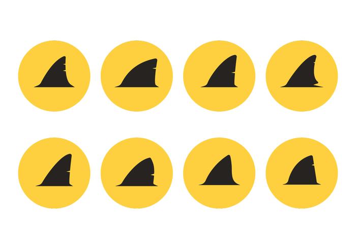 700x490 Shark Fin Silhouette Vectors