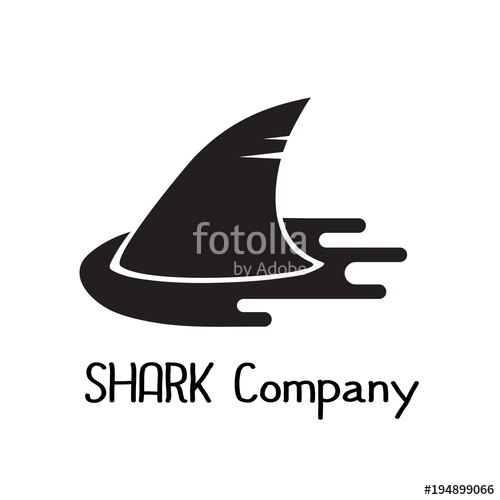 500x500 Shark Fin Silhouette Icon Stock Image And Royalty Free Vector