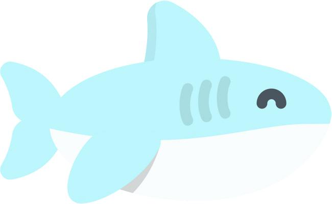 650x400 Cute Shark Icon Marine Animal And Vector Fin Template Download