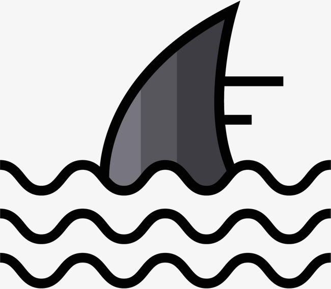 650x568 Dangerous Waters Icon, Icon Vector, Shark Fin, Sea Png And Vector