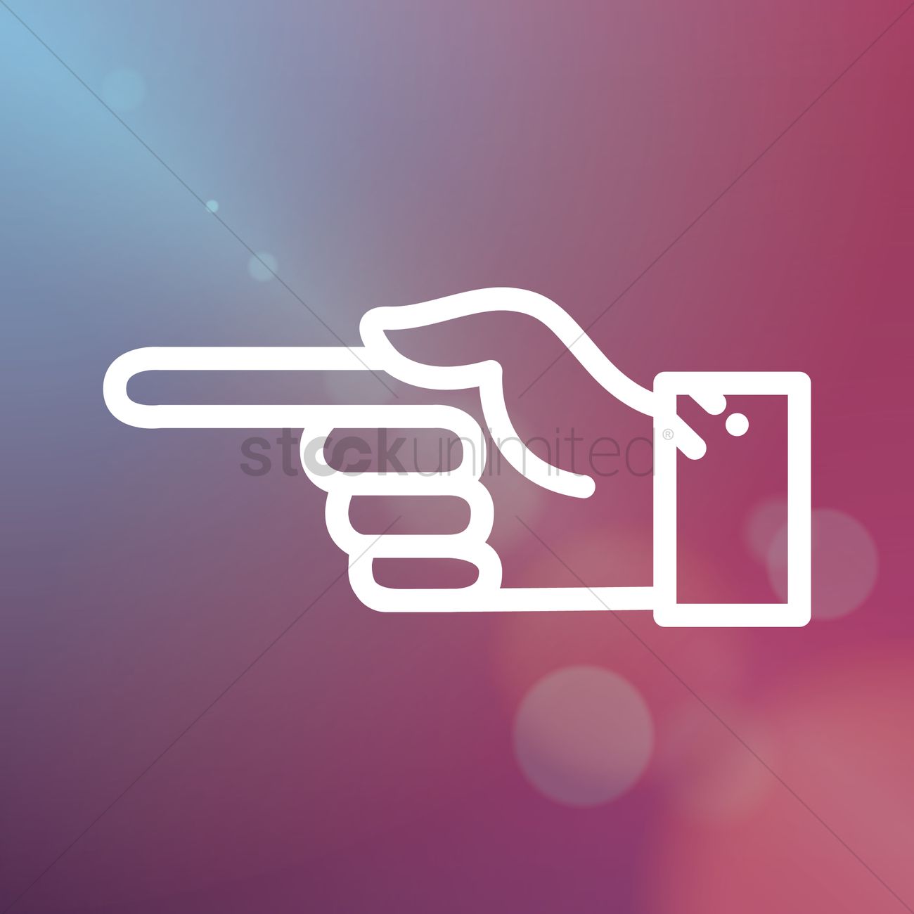 1300x1300 Hand Finger Point Vector Image