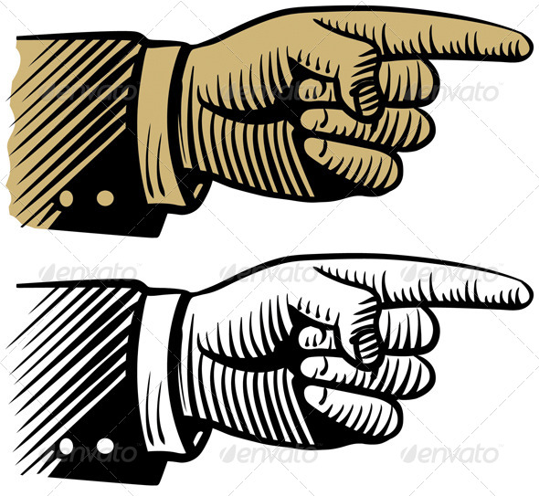590x543 Old Timey Pointing Finger By Freetransform Graphicriver