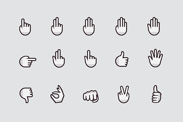 585x390 Hand Amp Fingers Vectors Eps, Png, Jpg, Svg Format Download