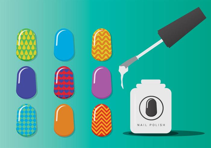 700x490 Nail Free Vector Art