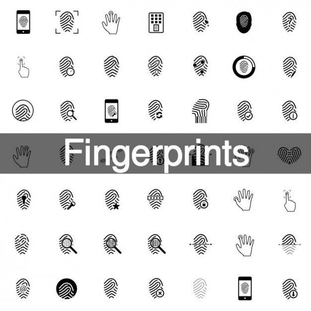 Fingerprint Icon Vector