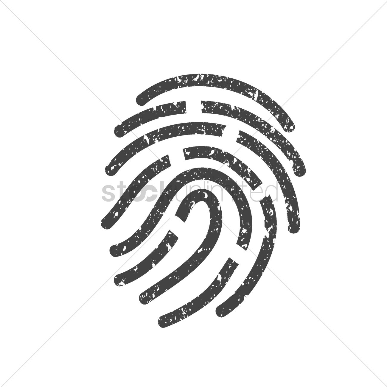 1299x1300 Fingerprint Icon Vector Image