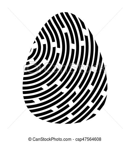 431x470 Fingerprint Logo Vector Symbol Icon Design. Beautiful Illustration