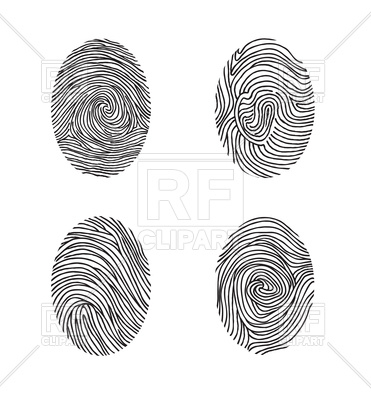 371x400 Set Of Fingerprint Vector Image Vector Artwork Of Icons And