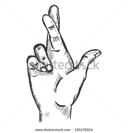 450x470 Vector Sketch Fingers Crossed Nat Nat Tattoo Body