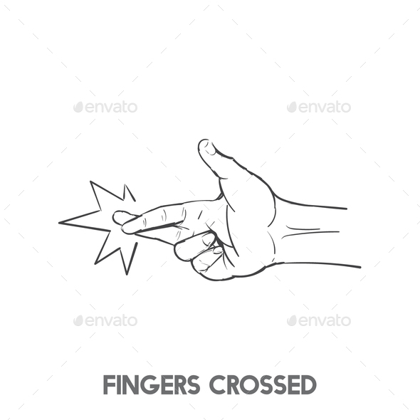590x590 Cross Your Fingers Idiom Vector Stock Photo By Rawpixel Photodune