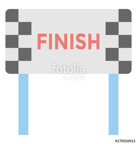 475x500 Finish Line Vector Icon Stock Image And Royalty Free Vector