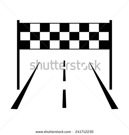 450x470 Collection Of Finish Line Clipart Black And White High