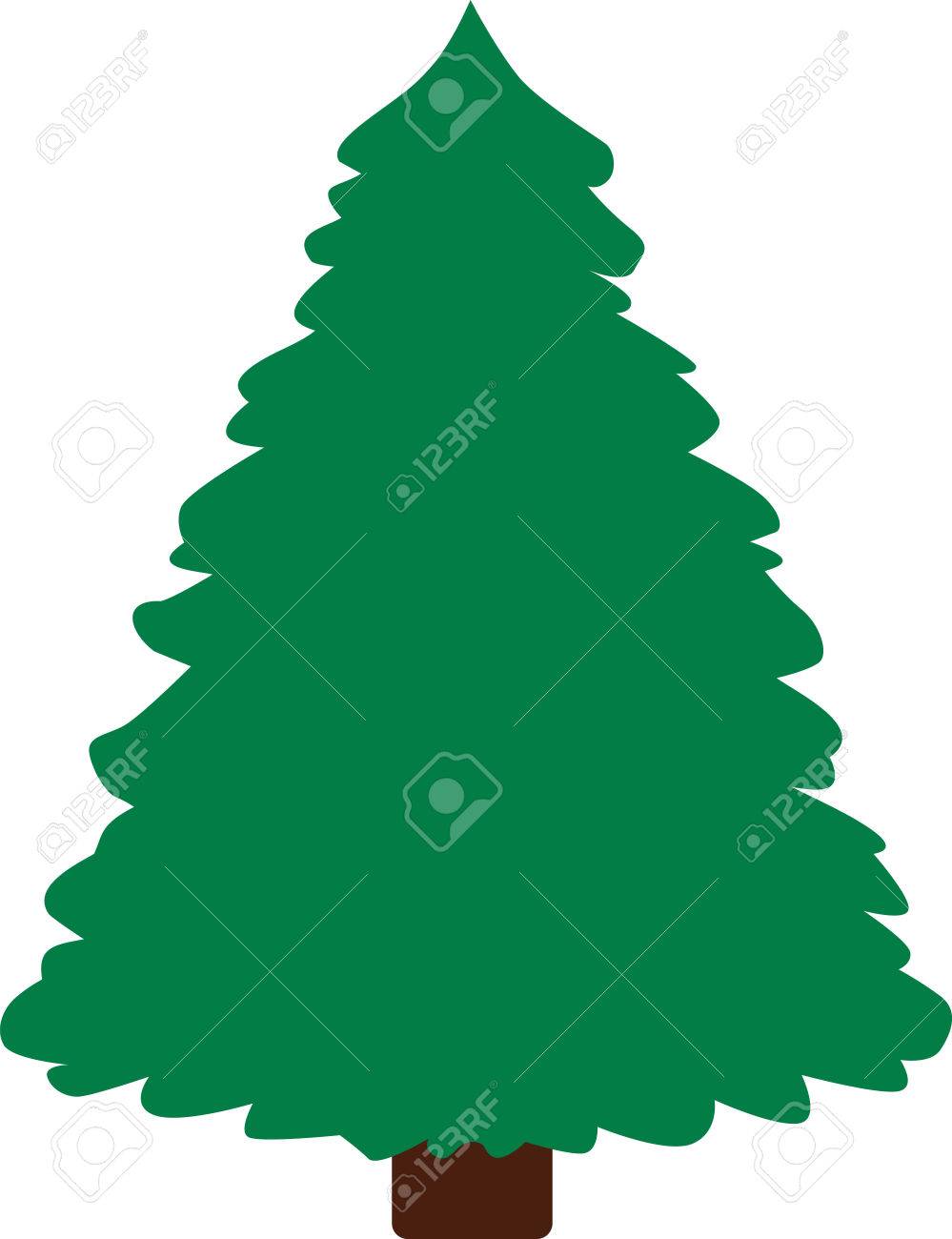 999x1300 Fir Tree Clipart Vector