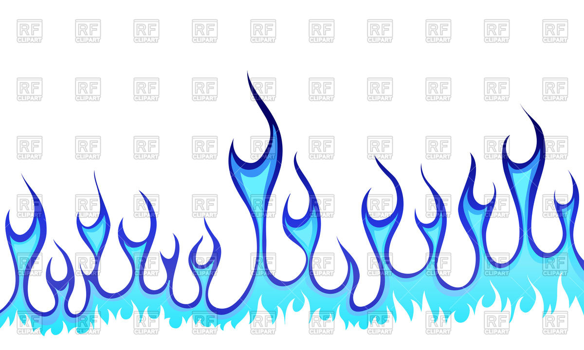 1200x720 Blue Fire Border Vector Image Vector Artwork Of Backgrounds