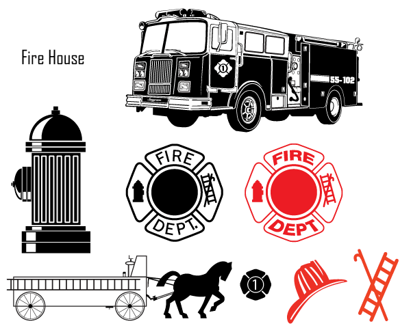 600x480 Fireman Vector 123freevectors