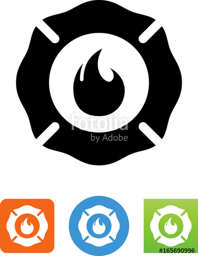 386x500 Fire Department Shield Icon