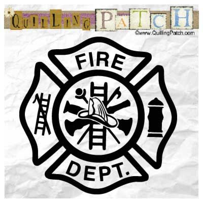400x400 Fire Department Maltese Cross Vector Image Cricut Explore Fun