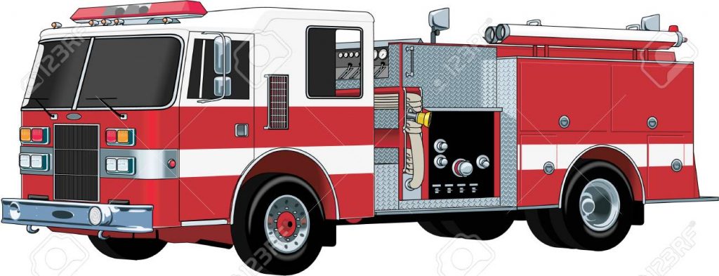 1024x393 Fire Truck Vector Free Fire Engine Illustration Royalty Free