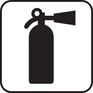 300x300 Fire Extinguisher White Clip Art
