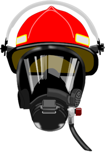 344x500 Fire Helmet Vector Drawing Public Domain Vectors