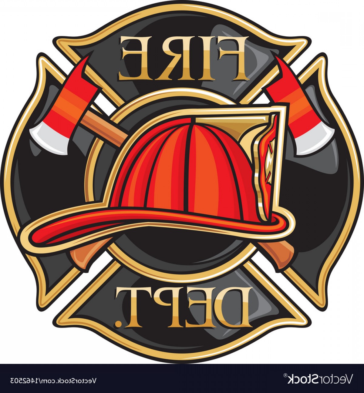 1200x1296 Fire Department Or Firefighters Maltese Cross Symb Vector Lazttweet