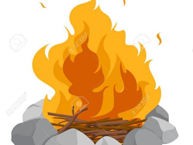 640x480 Fire Pit Clipart Lovely Best Hd Isolated Campfire White Background