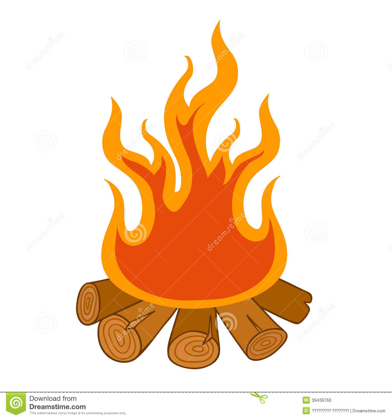 1300x1390 Camp Fire On White Background Stock Vector Image 39439760 Wood