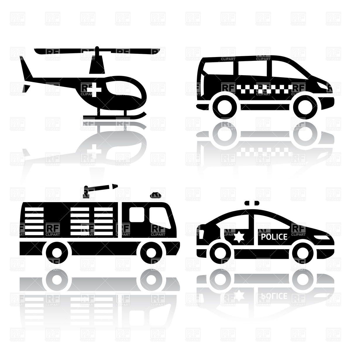 1200x1200 Urban Services Transport Icons