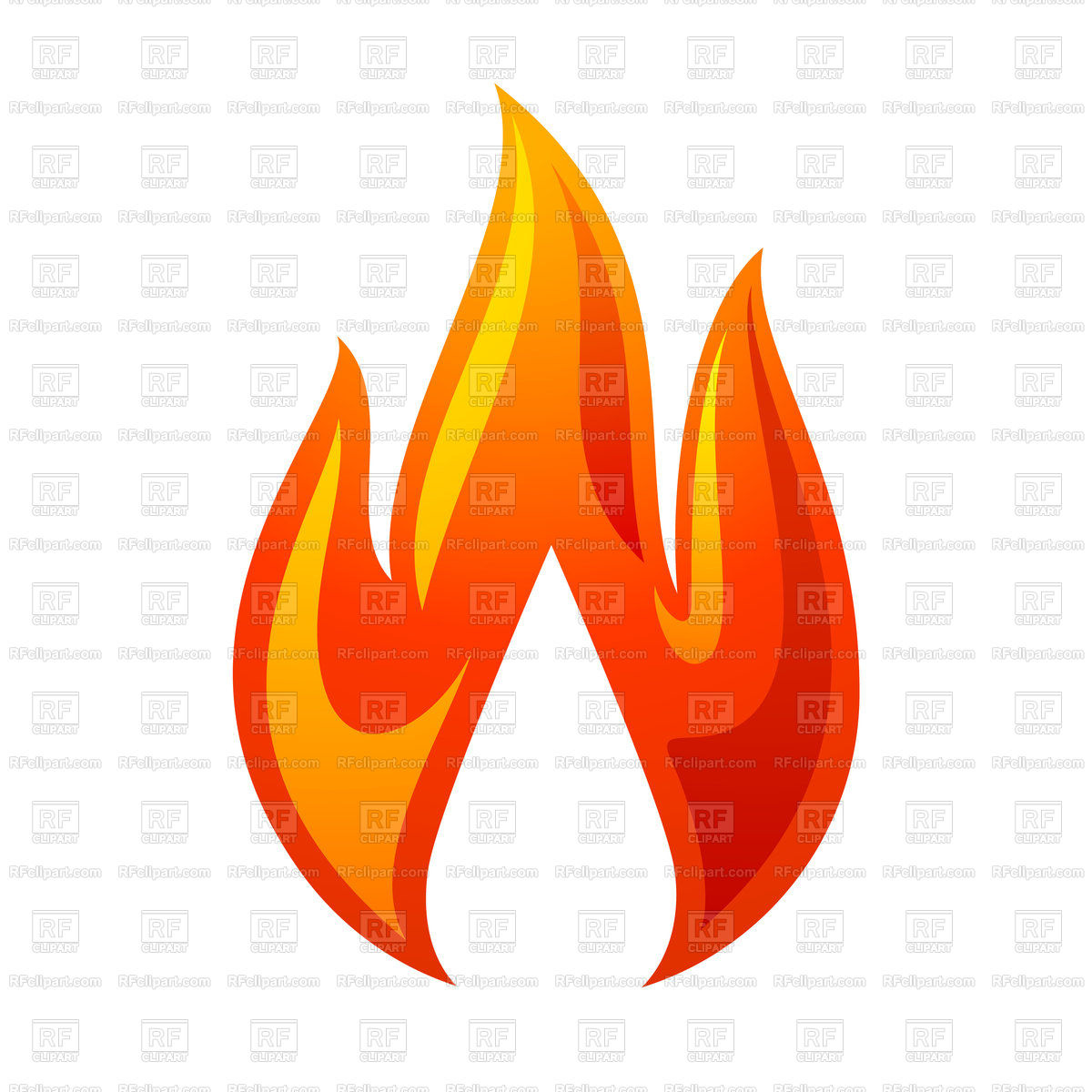 1200x1200 Fire 3d Isolated Icon On A White Background Vector Image Vector