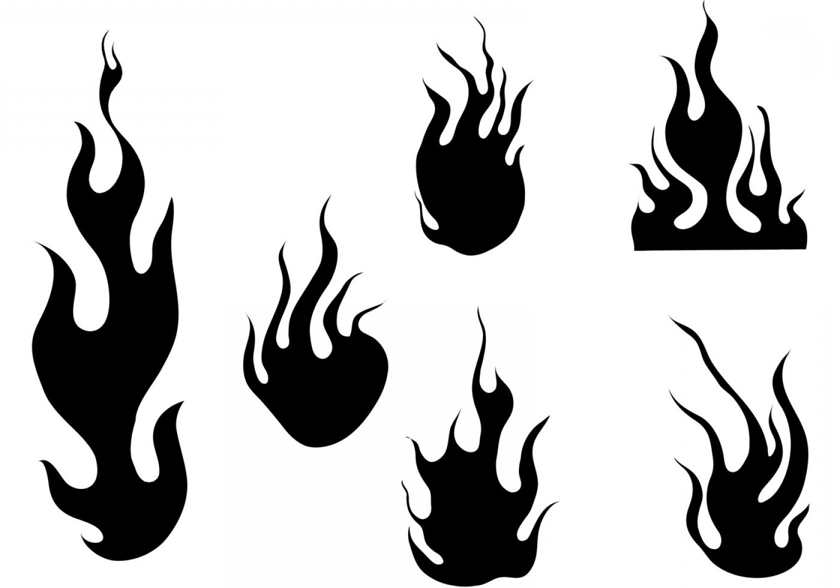 Fire Vector Black at GetDrawings | Free download