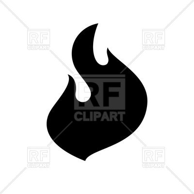 400x400 Fire Flame Icon Vector Image Vector Artwork Of Signs, Symbols