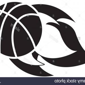 300x300 Stock Photo Flying Ball Basketball On Fire Sport Vector