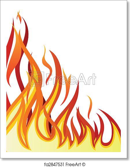 450x580 Free Art Print Of Fire Background. Inferno Fire Vector Background