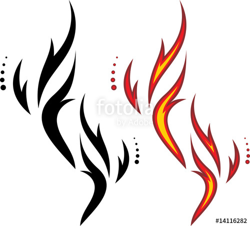 500x451 Fire (Vector) Stock Image And Royalty Free Vector Files On